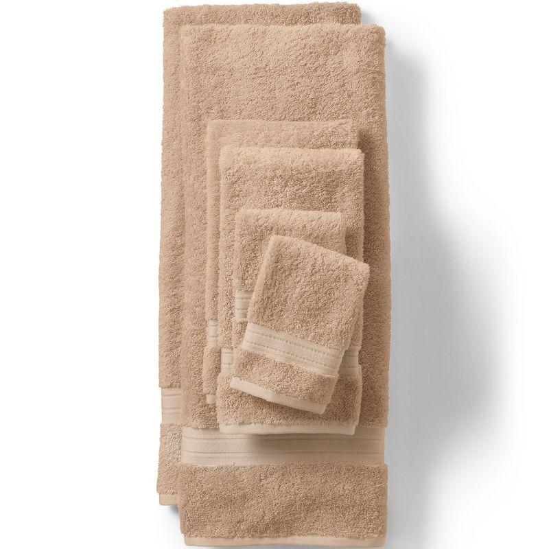 Supima Cotton Heavyweight Beige 2-Piece Washcloth Set