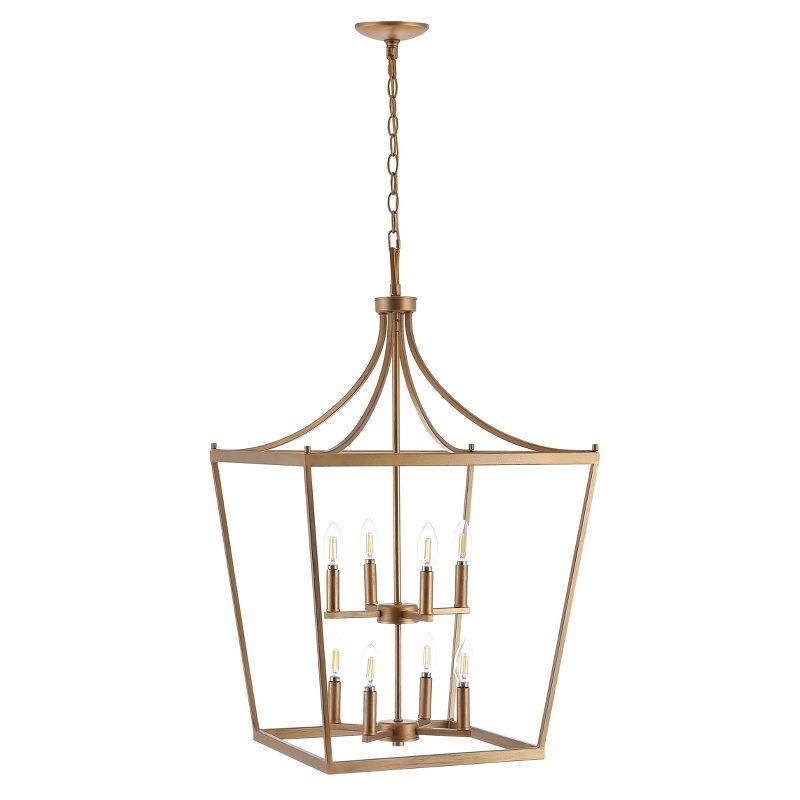 Vallor Gold LED 8-Light Pendant with Candelabra