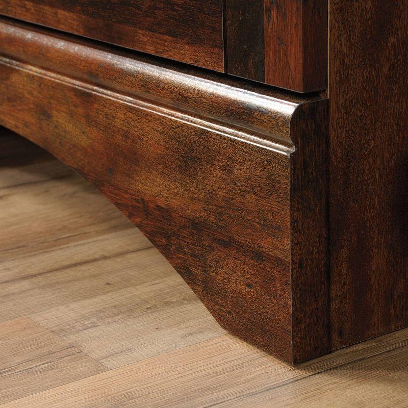 Harbor View Computer Desk with Hutch Cherry - Sauder
