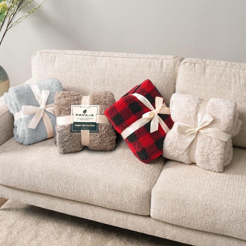 Pavilia Hand Woven Throw Blanket