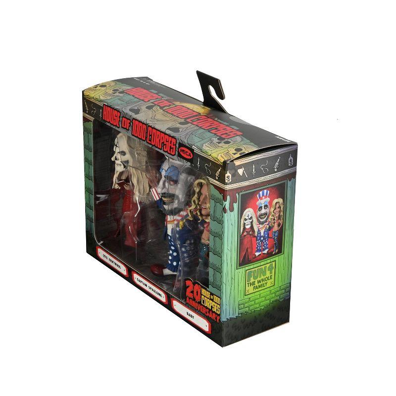 NECA House of 1000 Corpses Stylized Figure Little Big Head Action Figure Set - 3pk