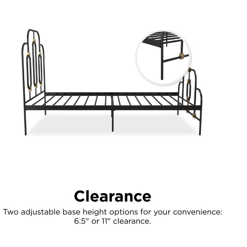 Olivia Metal Open-Frame Bed