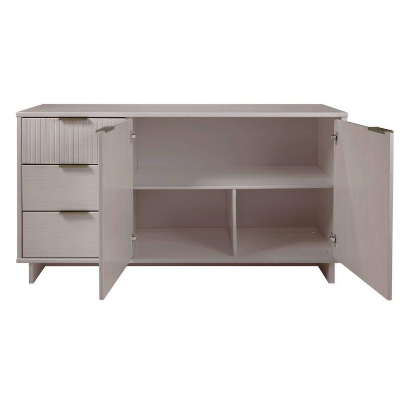 55.07" Granville Modern 3 Drawer Sideboard - Manhattan Comfort