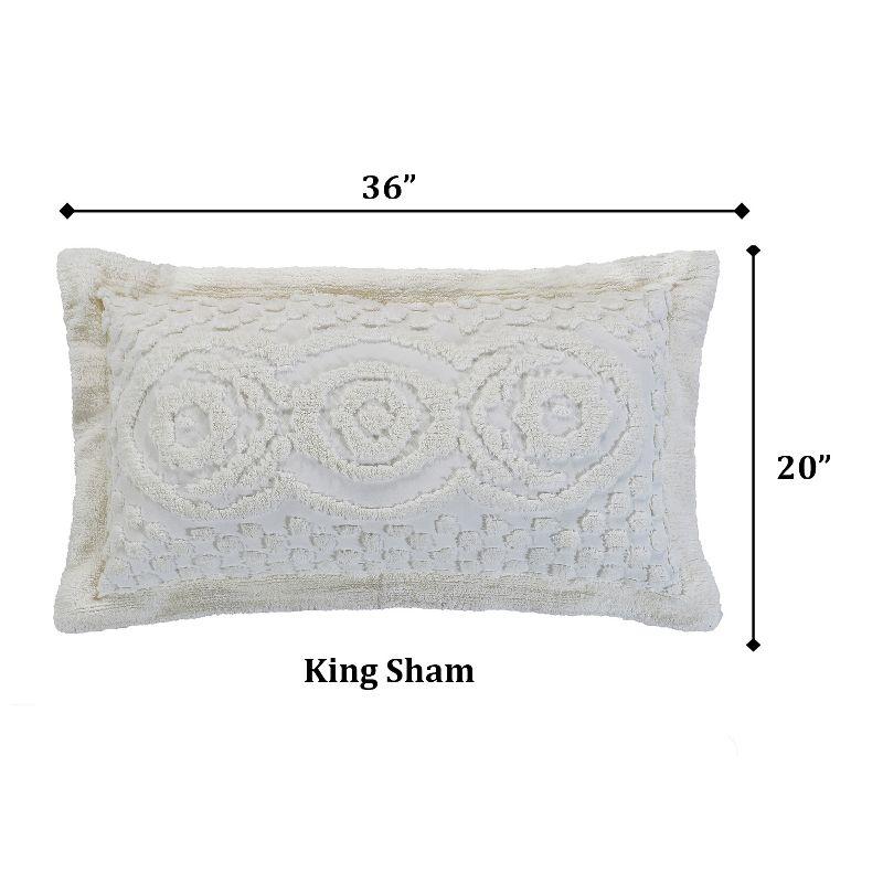 Heirloom Collection 100% Cotton Tufted Chenille Sham - Better Trends