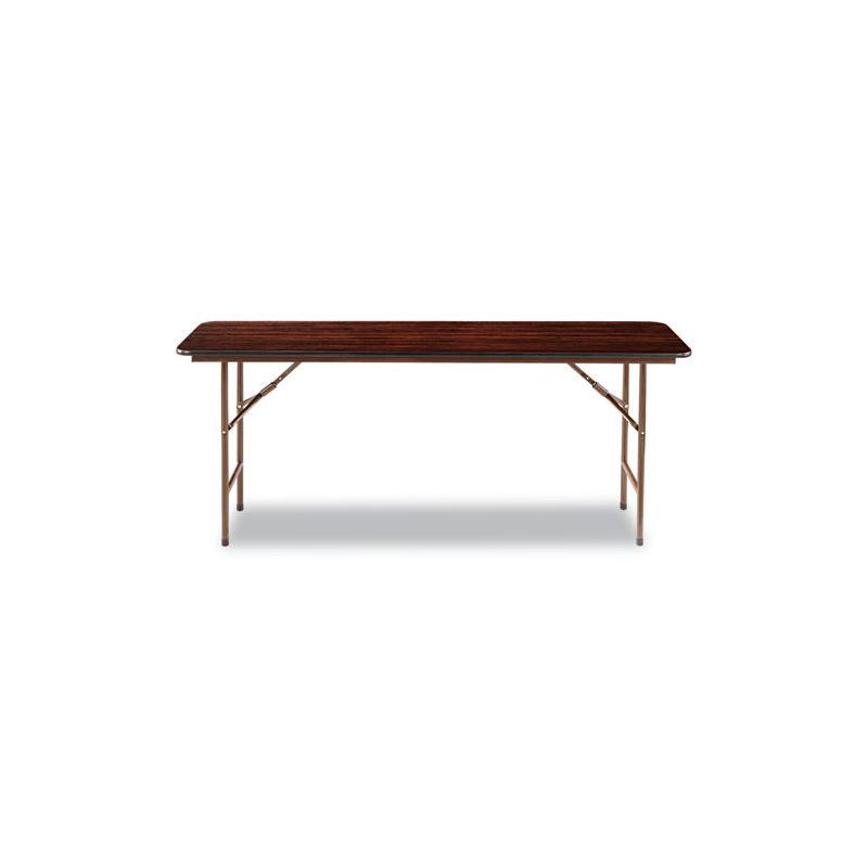 Alera® Wood Rectangular Portable Folding Table