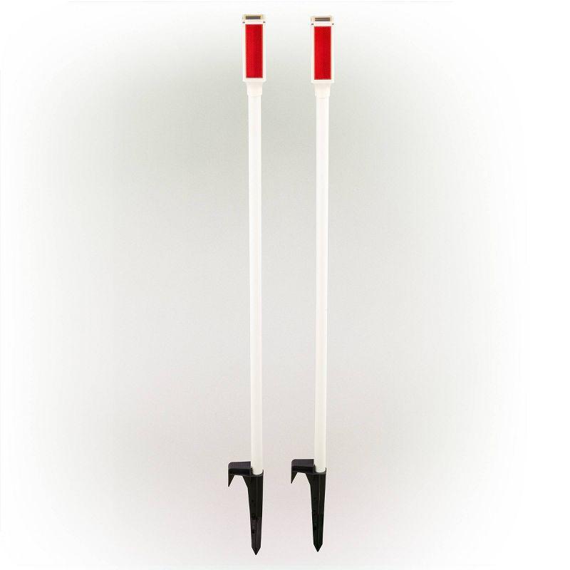 Alpine White Solar Powered Integrated LED Pathway Light Pack