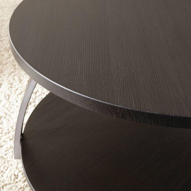 Coham Cocktail Table Silver Shield and Nickel - Steve Silver