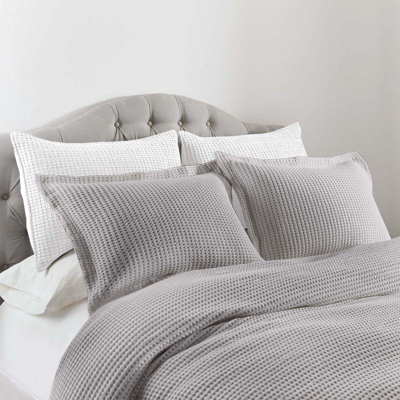 Mills Waffle Duvet Bedding Set - Levtex Home