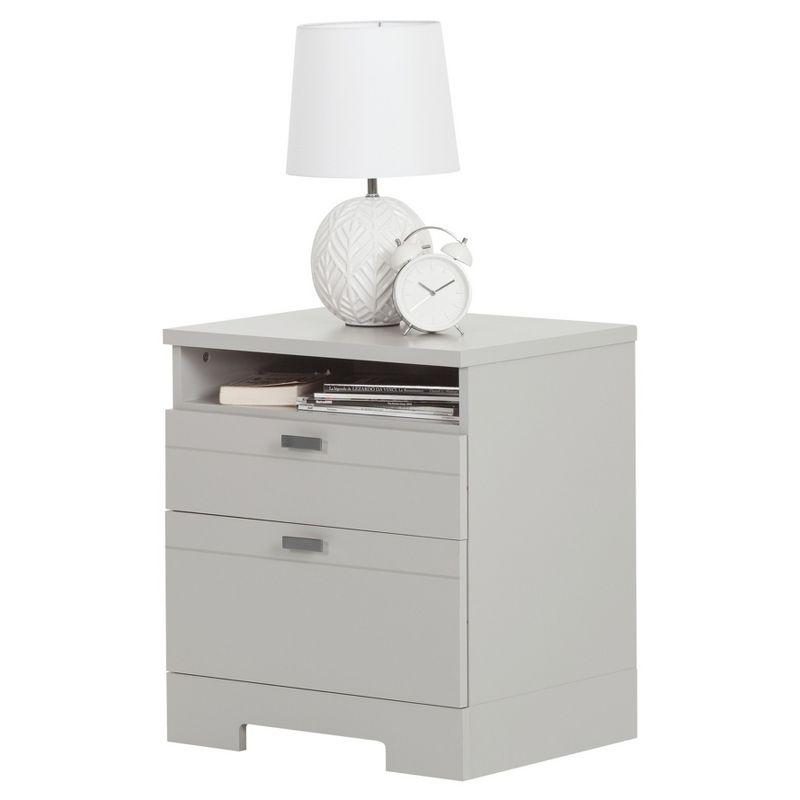 Reevo 2 Drawer Nightstand