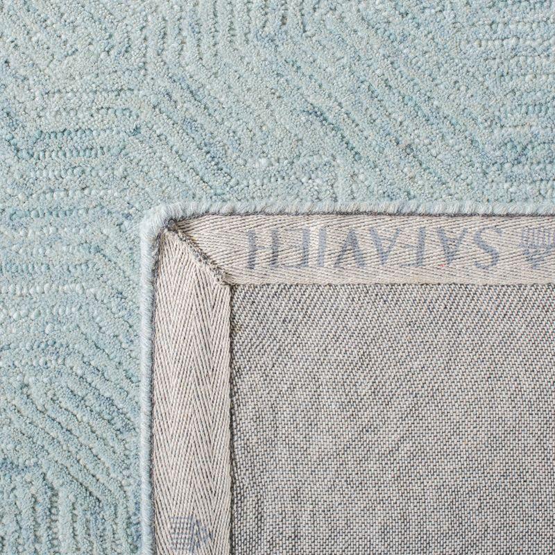 Ikat IKT506 Hand Tufted Area Rug - Aqua - 8'x10' - Safavieh