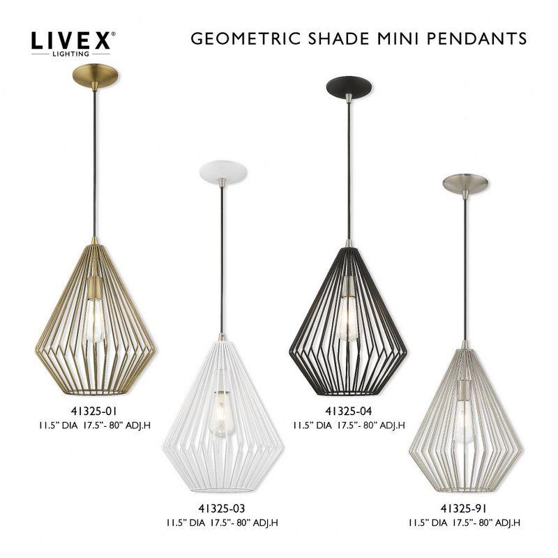 Livex Lighting Linz 1 - Light Pendant in  Antique Brass