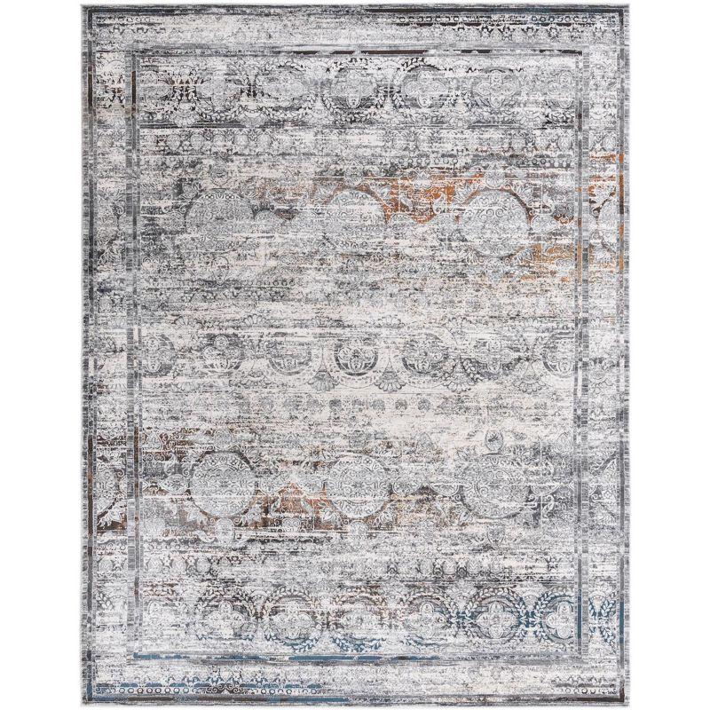 Unique Loom Finsbury Collection Area Rug - Charlotte (9'  x 12' Rectangle Multi/Gray)