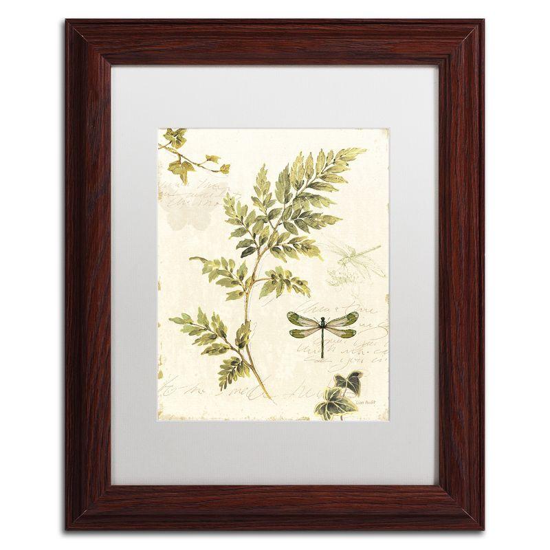 Trademark Fine Art -Lisa Audit 'Ivies and Ferns III' Matted Framed Art