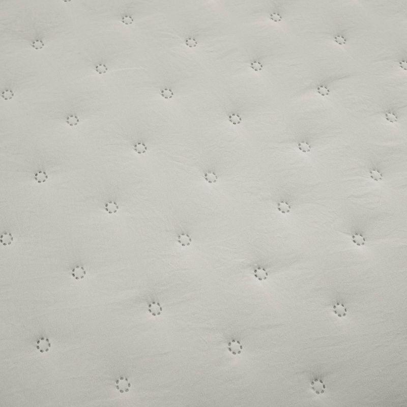 Lush Decor Reyna Ruffle Microfiber Reversible 3 Piece Quilt Set (Set of 3)