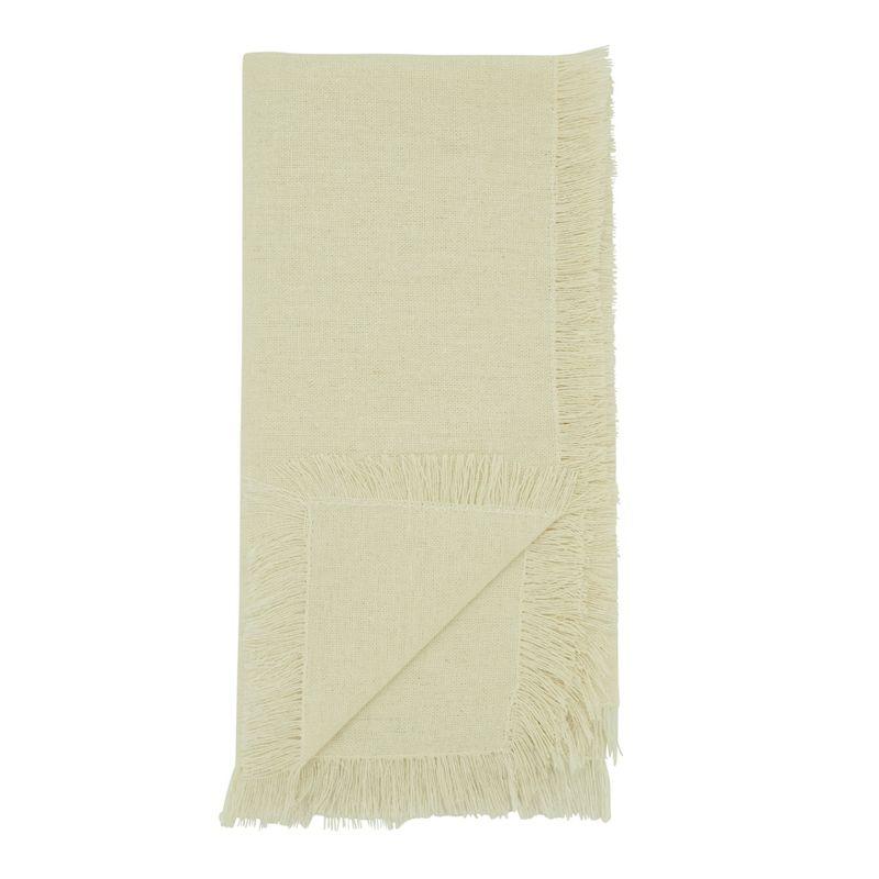 Saro Emery Collection 100% Cotton No Pattern Square Napkin (Set of 4)