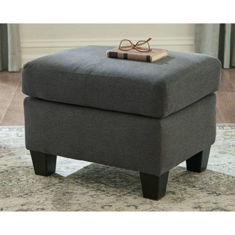 Bayonne Ottoman Charcoal - Signature Design by Ashley