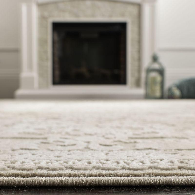 Reflection RFT664 Power Loomed Indoor Runner Rug - 2'3"x6' - Creme/Ivory - Safavieh