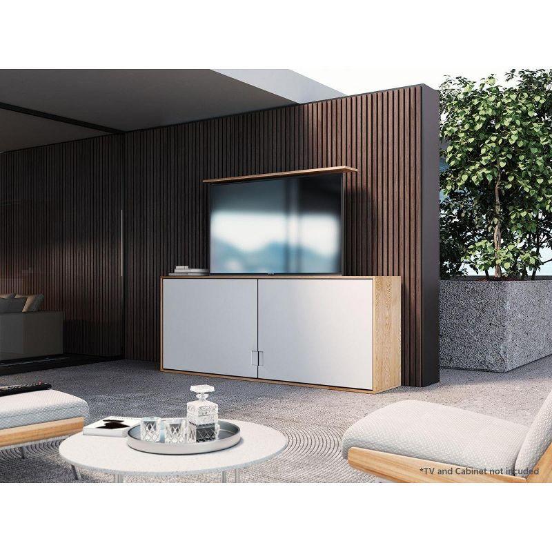 Monoprice Motorized TV Lift Stand for TVs between 37in to 65in, Max Weight 110lbs, VESA Capability up to 600x400 - Commercial Series