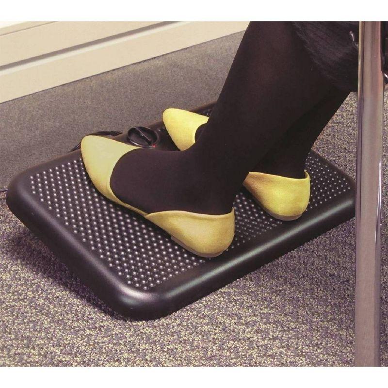 Indus Tool Toasty Toes Heated Footrest Black 90W TT: Adjustable Radiant Foot Warmer, Ceramic Element, Indoor Use