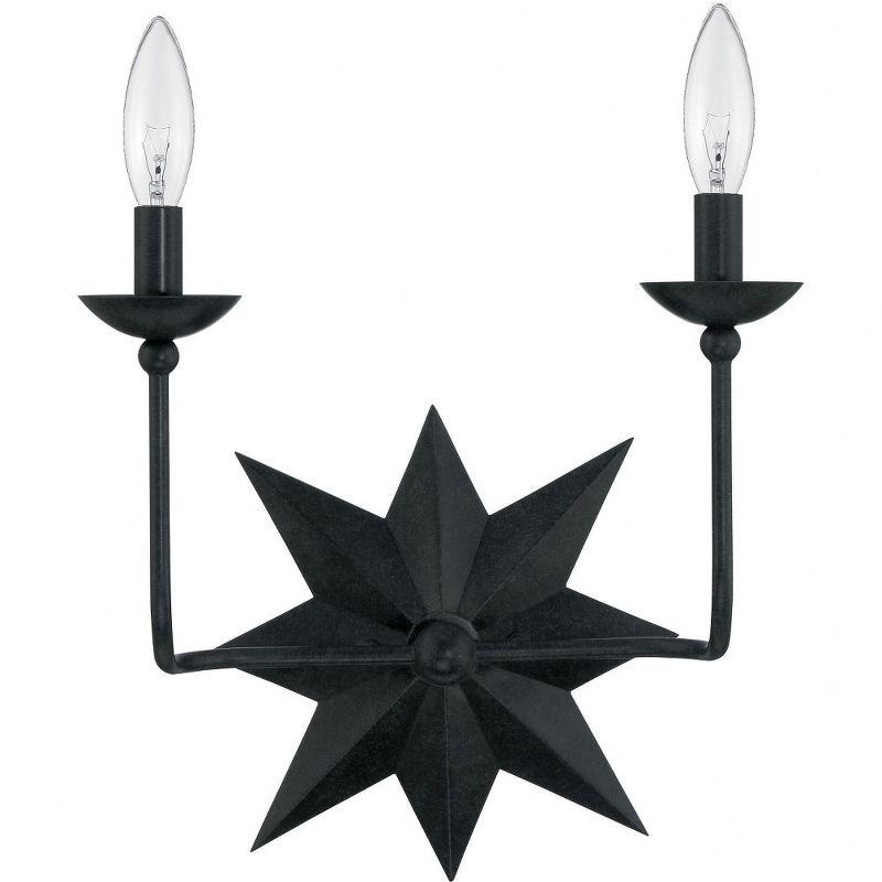 Crystorama Lighting Astro 2 - Light Sconce in  Black