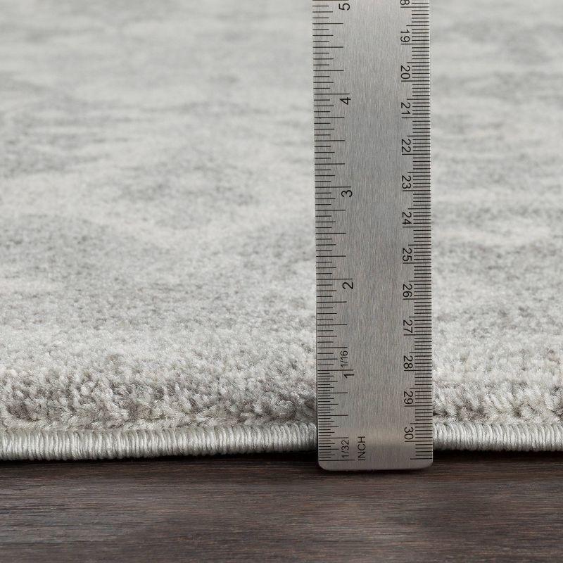 Livabliss 9'x12'6" Abby Traditional Rugs Light Gray/Cream: Stain & Fade-Resistant, Medium Pile, Indoor Use