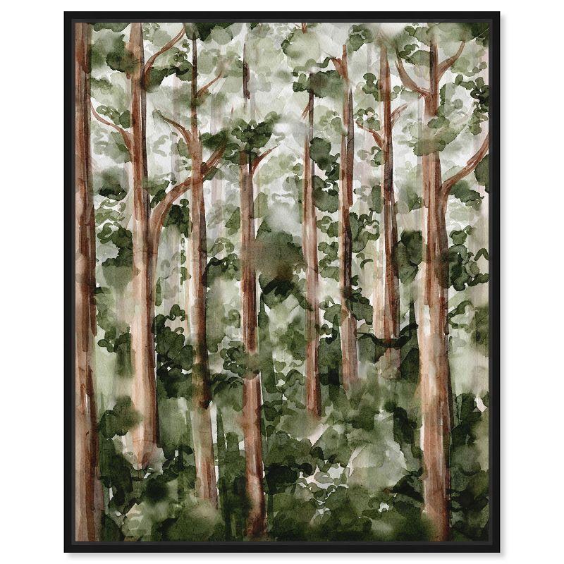 Art Remedy Art Remedy Wildy Forest Framed Landscape Watercolor Style 56937