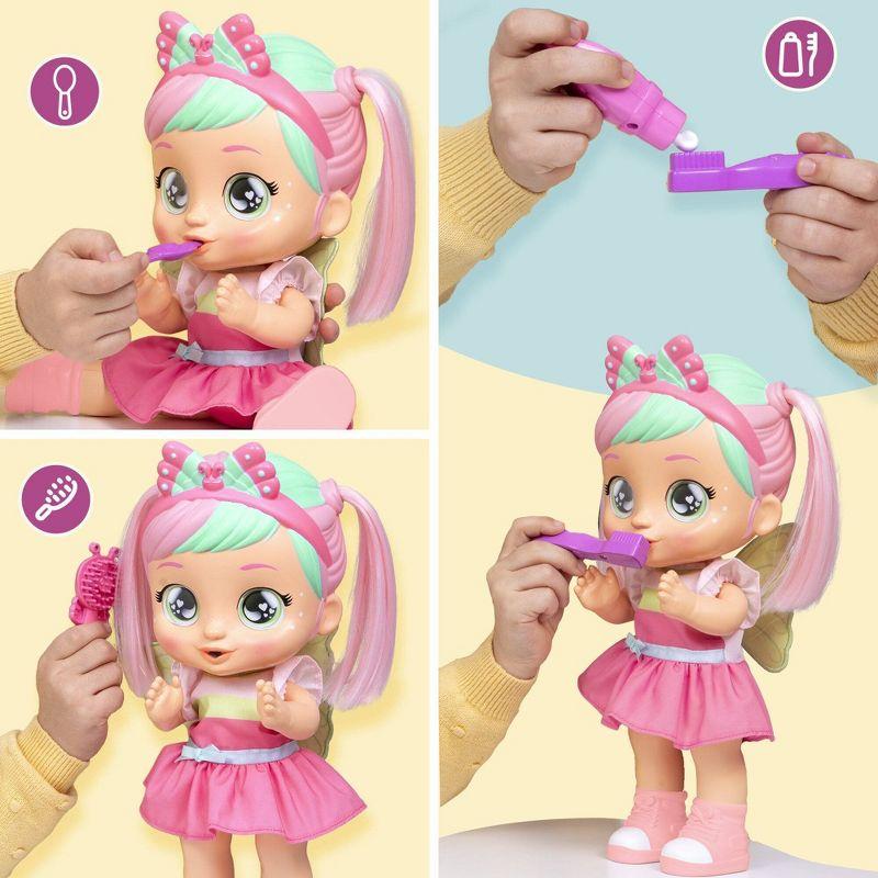 Cry Babies Bella's Morning Routine Interactive 13.6" Baby Doll with 25+ Baby Sounds and Interactive Accessories