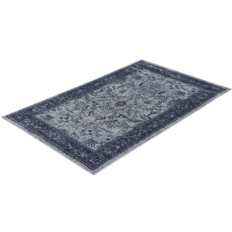 Unique Loom 10' 0 x 14' 1 Blue La Jolla Floral Area Rug