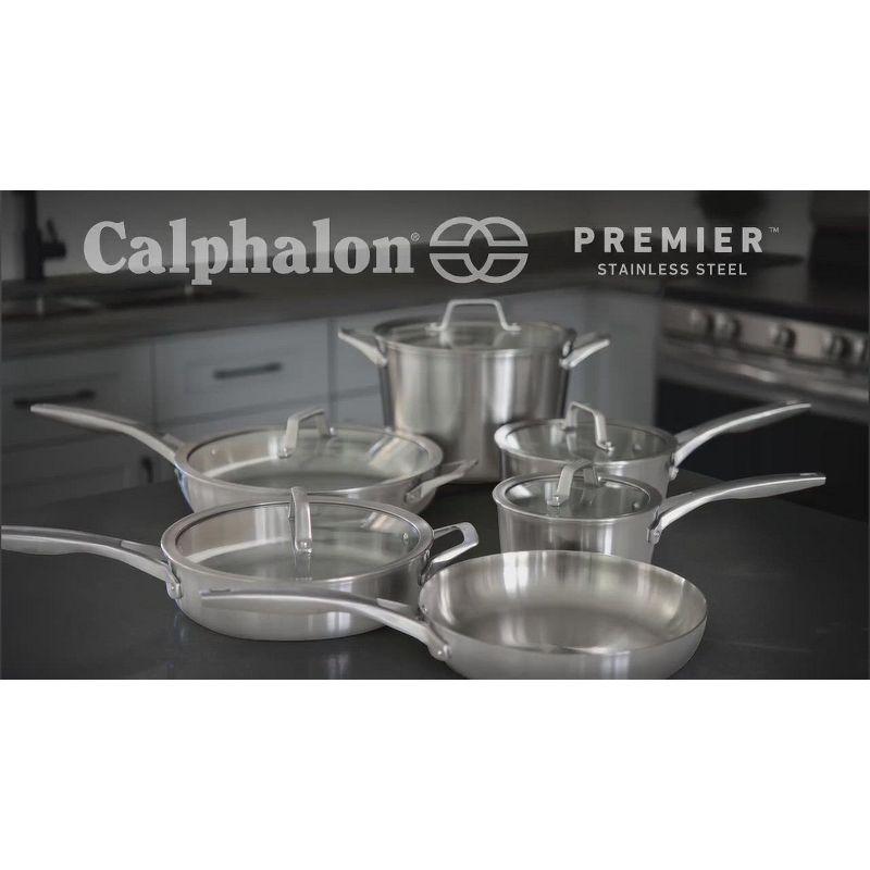 Calphalon Premier Stainless Steel 11 Piece Cookware Set