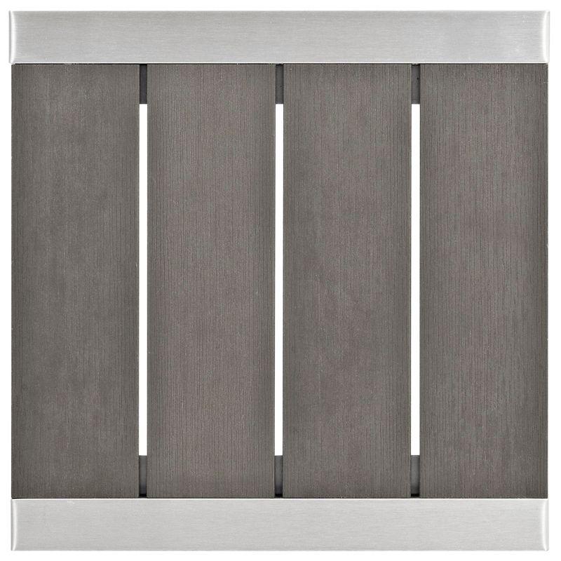 Modway Beach Outdoor Patio Aluminum Side Table
