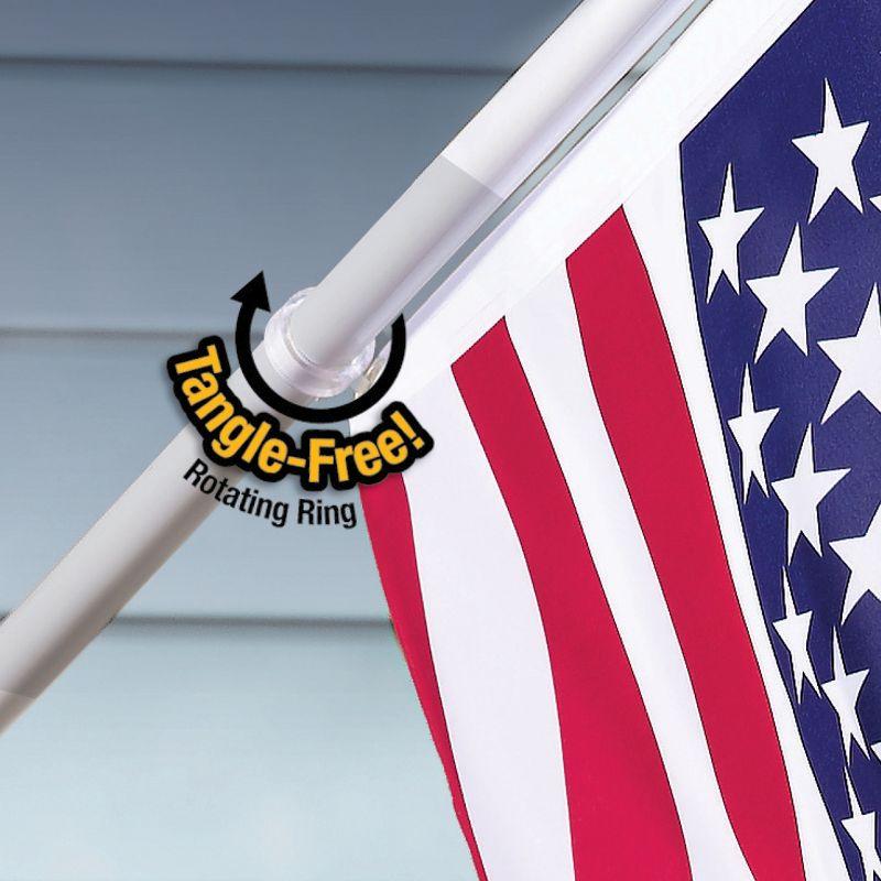 Collections Etc Tangle Free American Flag and Flag Pole