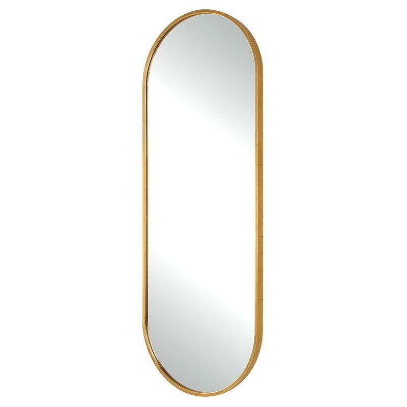 Piero Oval Full Length Mirror - Gold