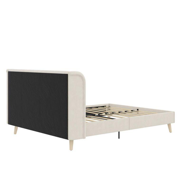 Holly Queen Size Upholstered Platform Bed