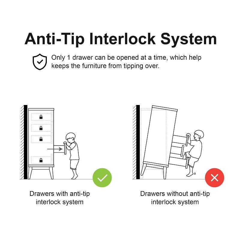 HOMES: Inside + Out 3pc Queen Riverstone Mid-Century Modern Boucle Bedroom Set with 2 Nightstands Walnut
