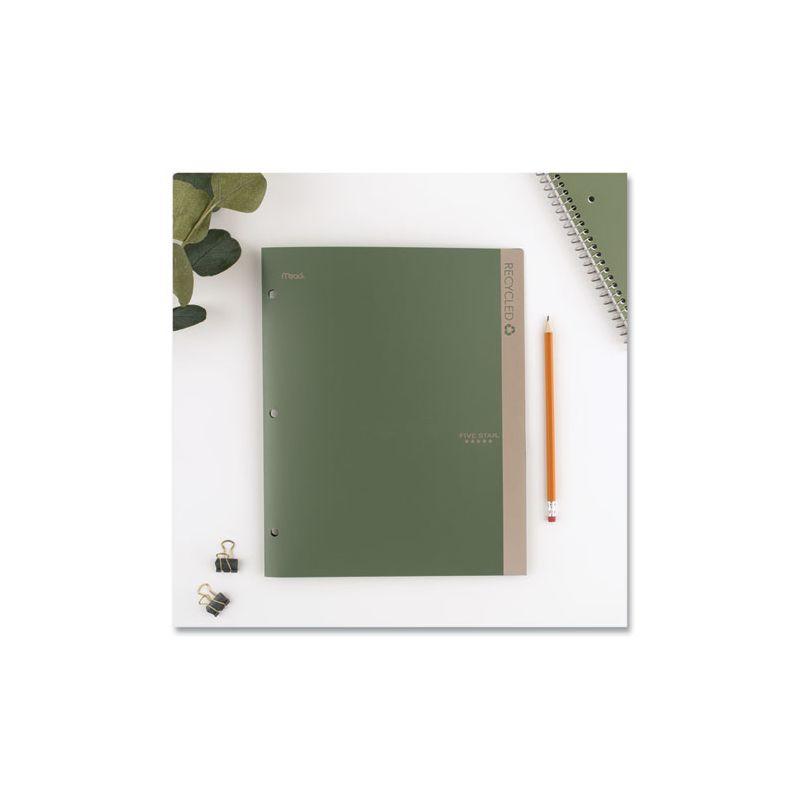 Five Star Recycled Plastic Two-Pocket Folder, 11" x 8.5", Randomly Assorted