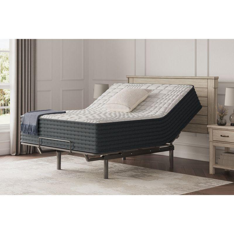 Full White Innerspring Adjustable Bed Mattress