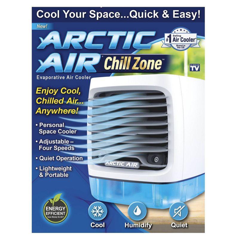 Arctic Air Chill Zone: Portable AC Unit, 1200 BTU, 4 Speeds, Multidirectional Air Flow, As Seen on TV, ETL Listed