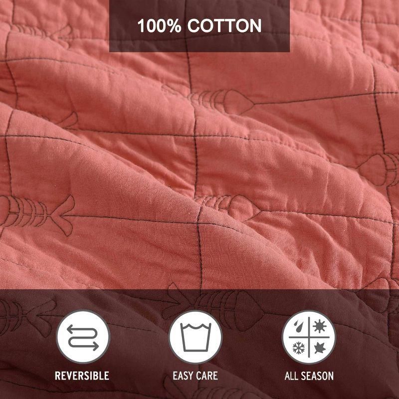 Eddie Bauer Eddie Bauer Troutdale Cotton Reversible Quilt Set