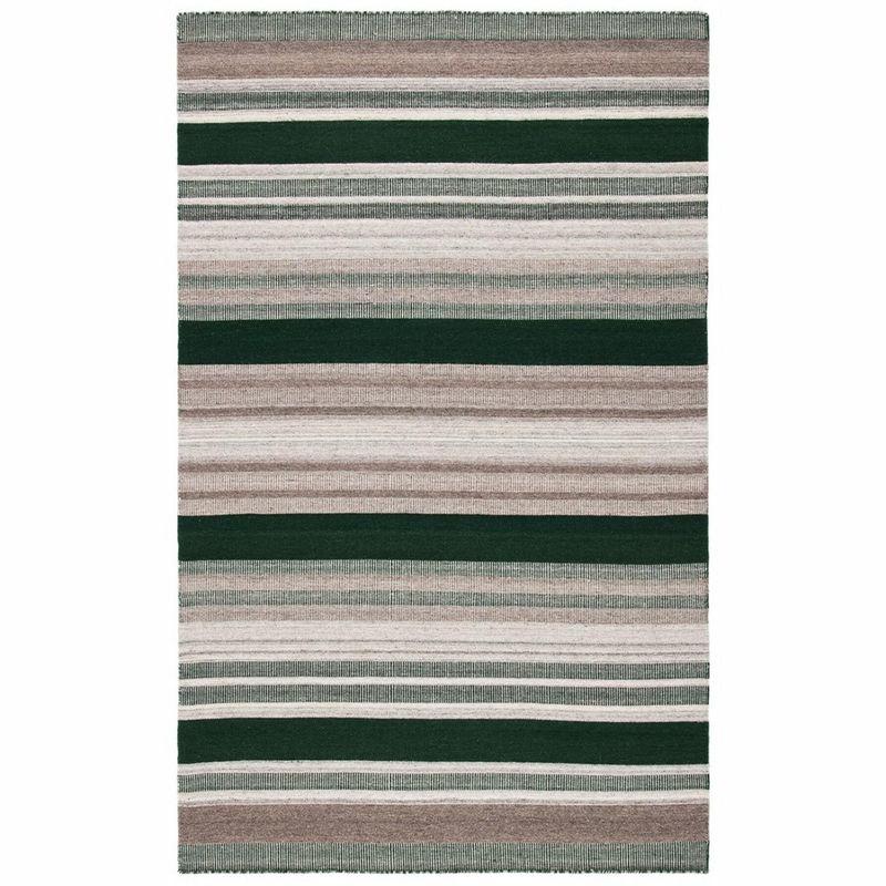 Dhurries Flatweave Striped Rug