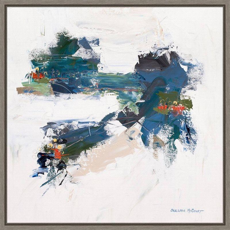 Suzanne McCourt Abstract Canvas Print with Float Frame