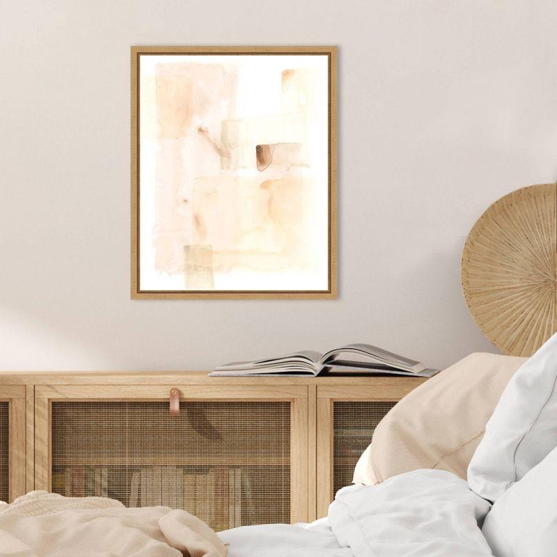 Amanti Art Liquid Chiffon I by June Erica Vess Framed Canvas Wall Art Print