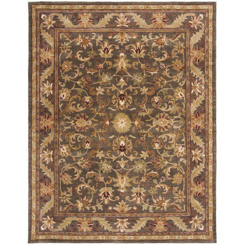 Antiquity AT52 Hand Tufted Indoor Area Rug - Green/Gold - 8'3"x11' - Safavieh