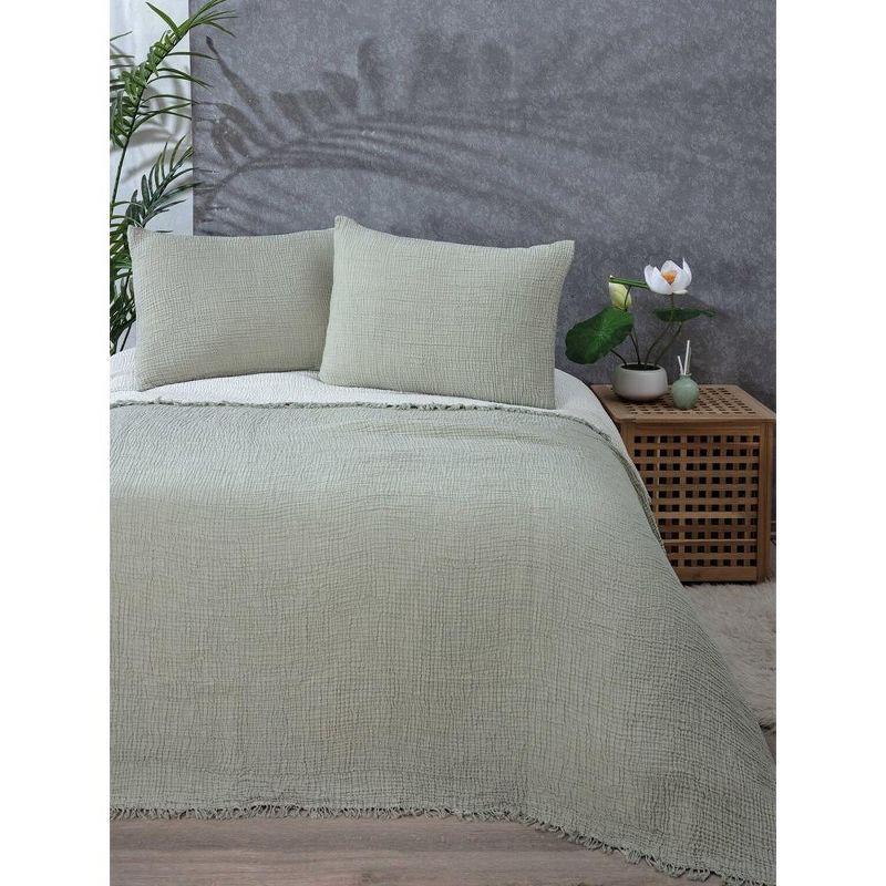 sussexhome Muslin Cotton Coverlet