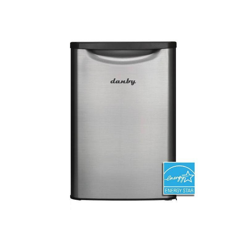 Danby DAR026A2BSLDB 2.6 cu. ft. Compact Fridge in Stainless Steel