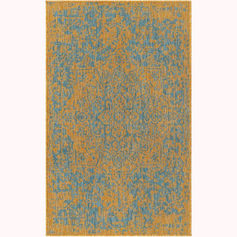 Jill Zarin Outdoor Dubai Medallion Woven Area Rug