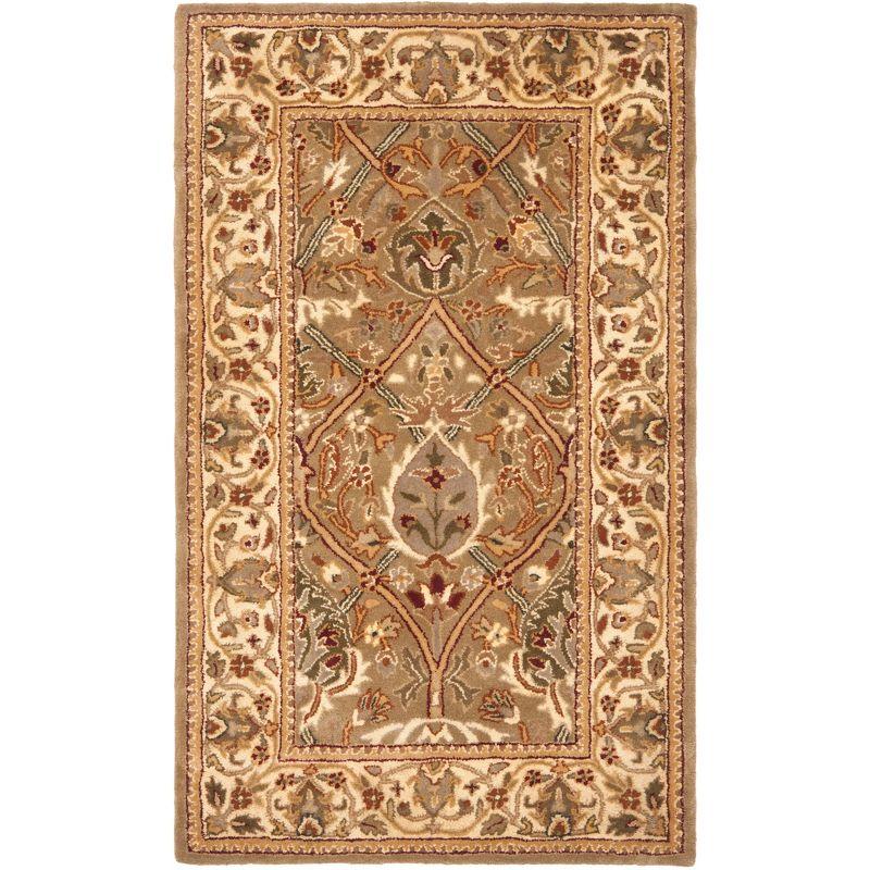 Persian Legend PL819 Hand Tufted Indoor Accent Rug - 3'x5' - Light Green/Beige - Safavieh