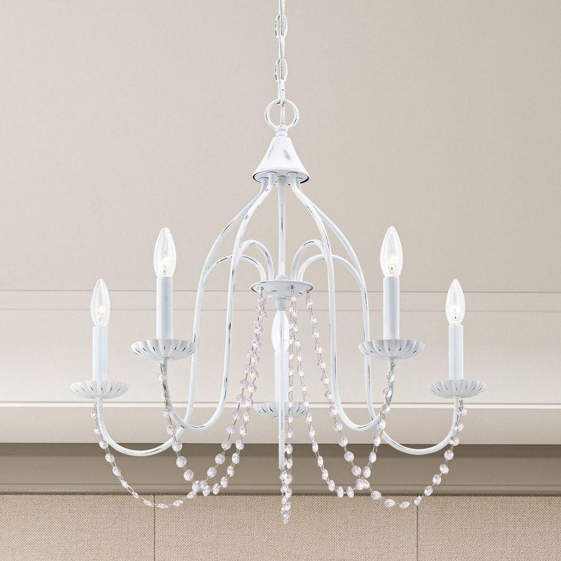 Livex Lighting Alessia 5 - Light Chandelier in  Antique White