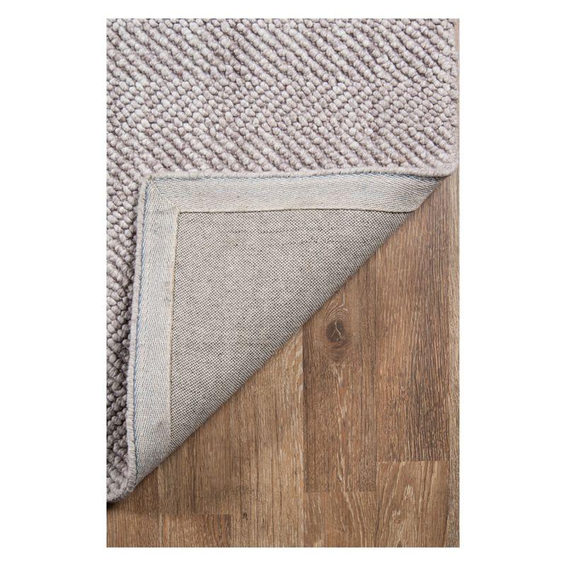 5'x8' Solid Woven Area Rug Brown - Erin Gates By Momeni: Modern Handmade Low Pile Indoor Rectangle Rug