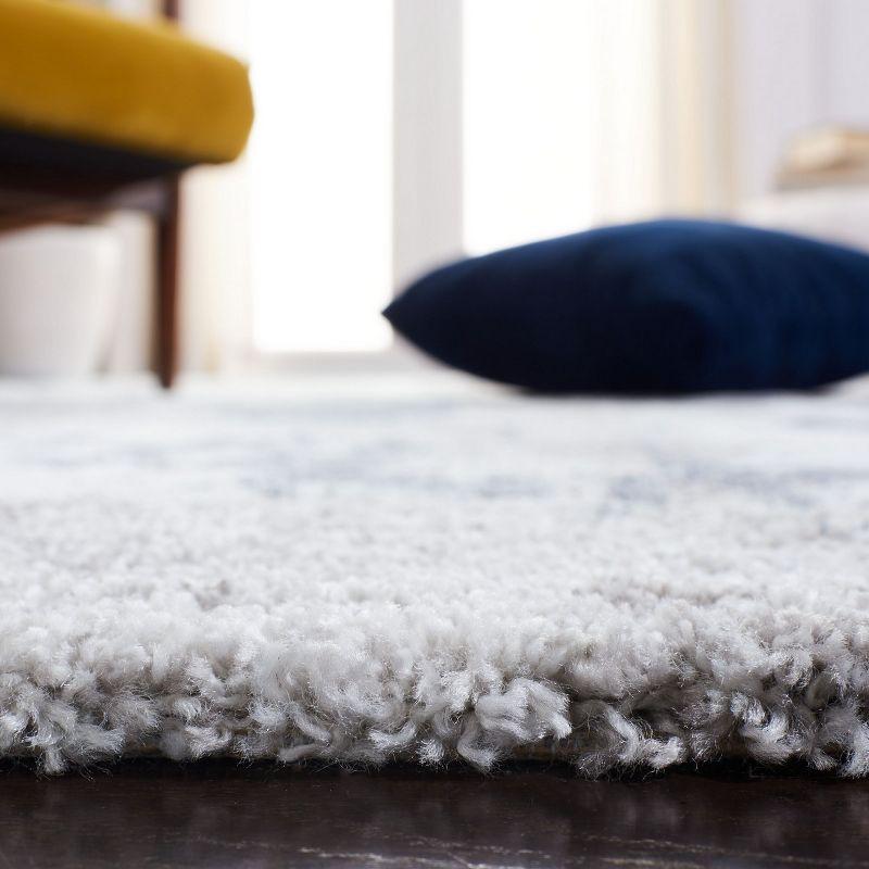 Century 300 CTY339 Power Loomed Indoor Area Rug - Grey/Blue - 8'x8' - Safavieh