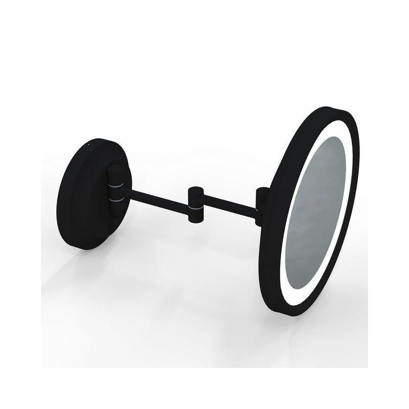 Kimball Young Metal Concave LED Wall Mirror